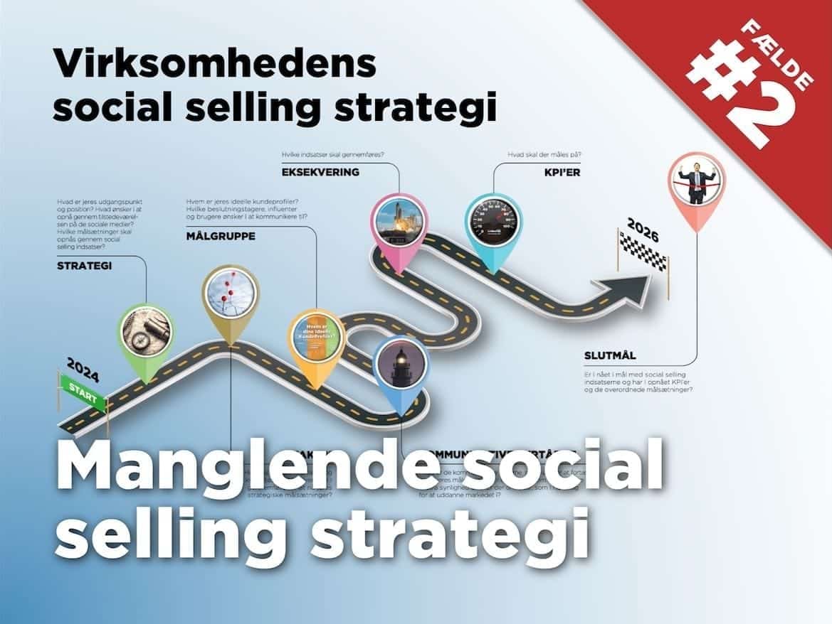 Fælde nr. 2: Manglende social selling strategi