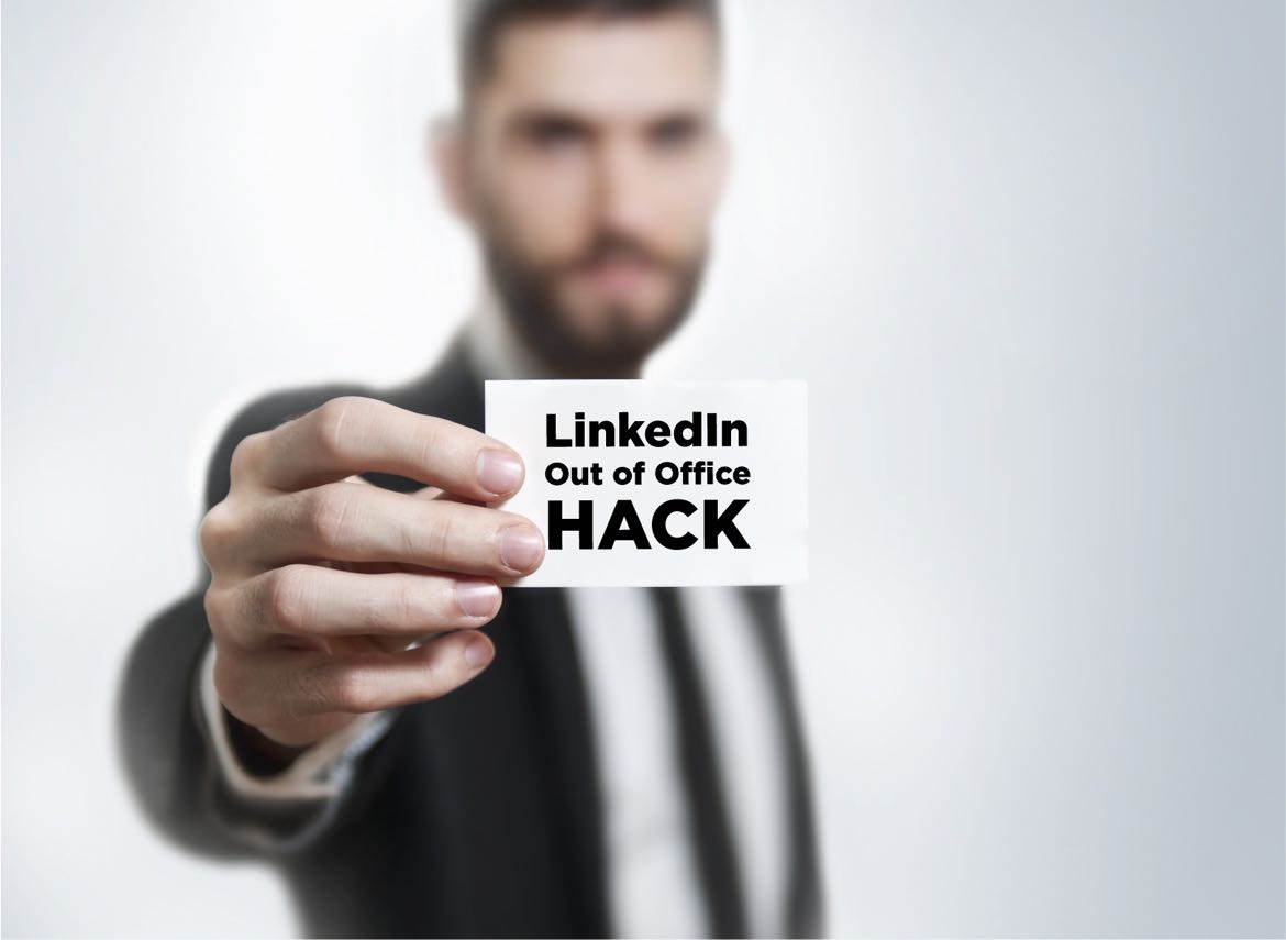Information om hvordan du kan lave et "Out of Office" hack på LinkedIn profil