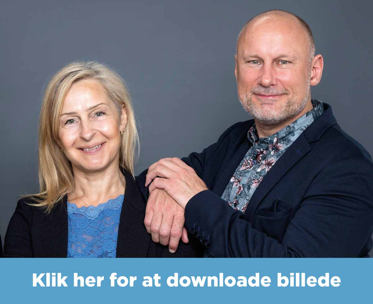 Downloadlink til pressefoto af Eva Sachse og Leif Carlsen fra Social Selling Company