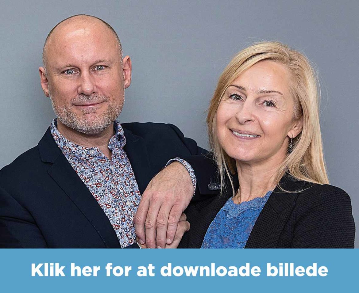 Downloadlink til pressefoto af Leif Carlsen og Eva Sachse fra Social Selling Company