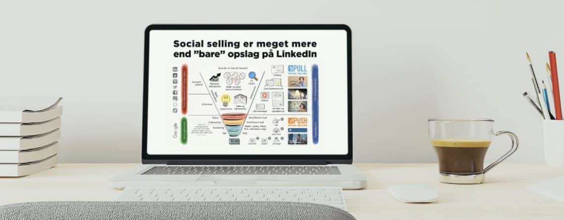 Blogindlæg om, at social selling er meget mere end bare opslag på LinkedIn